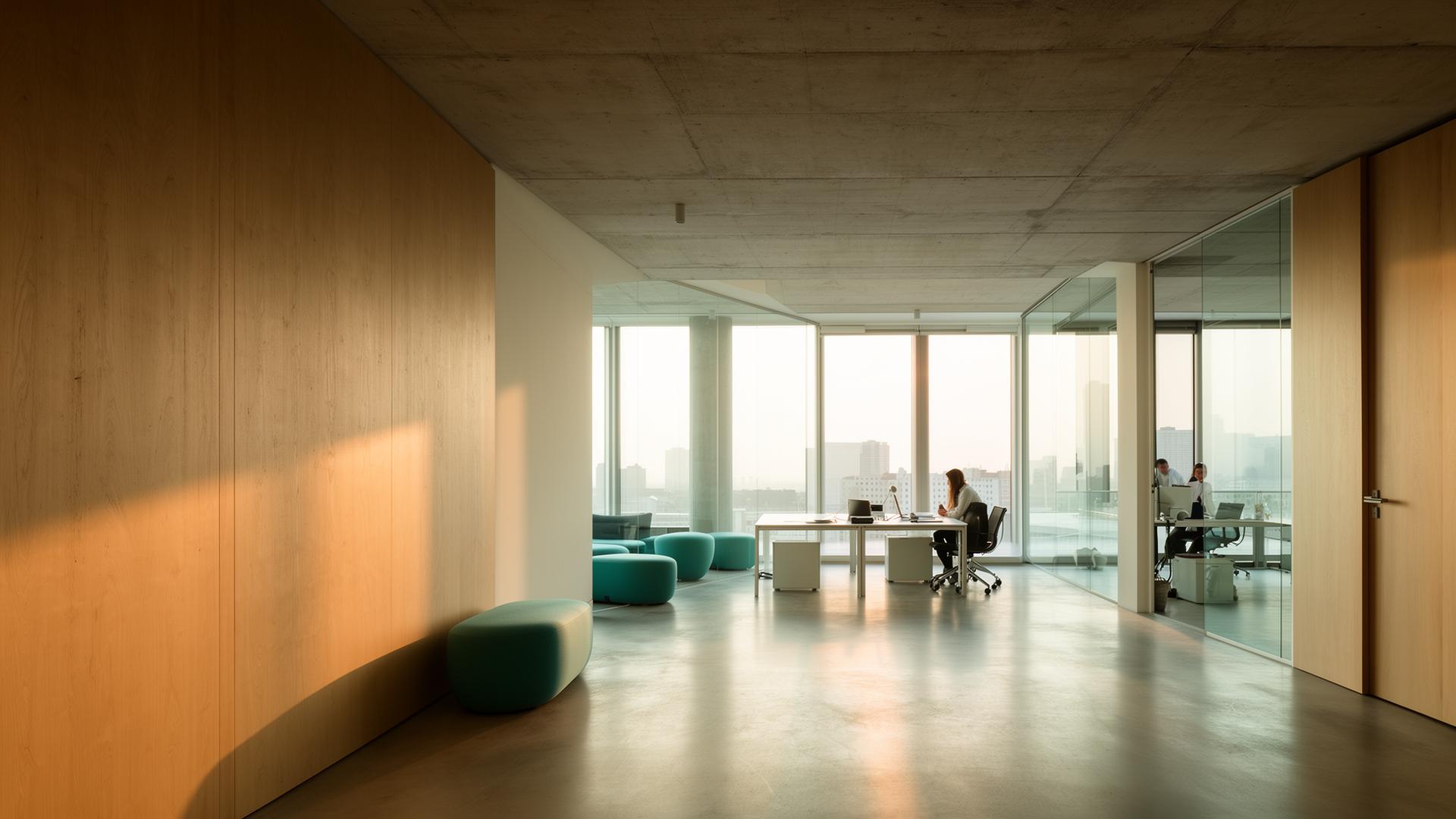 CRMDAY office with a meeting table and natural light